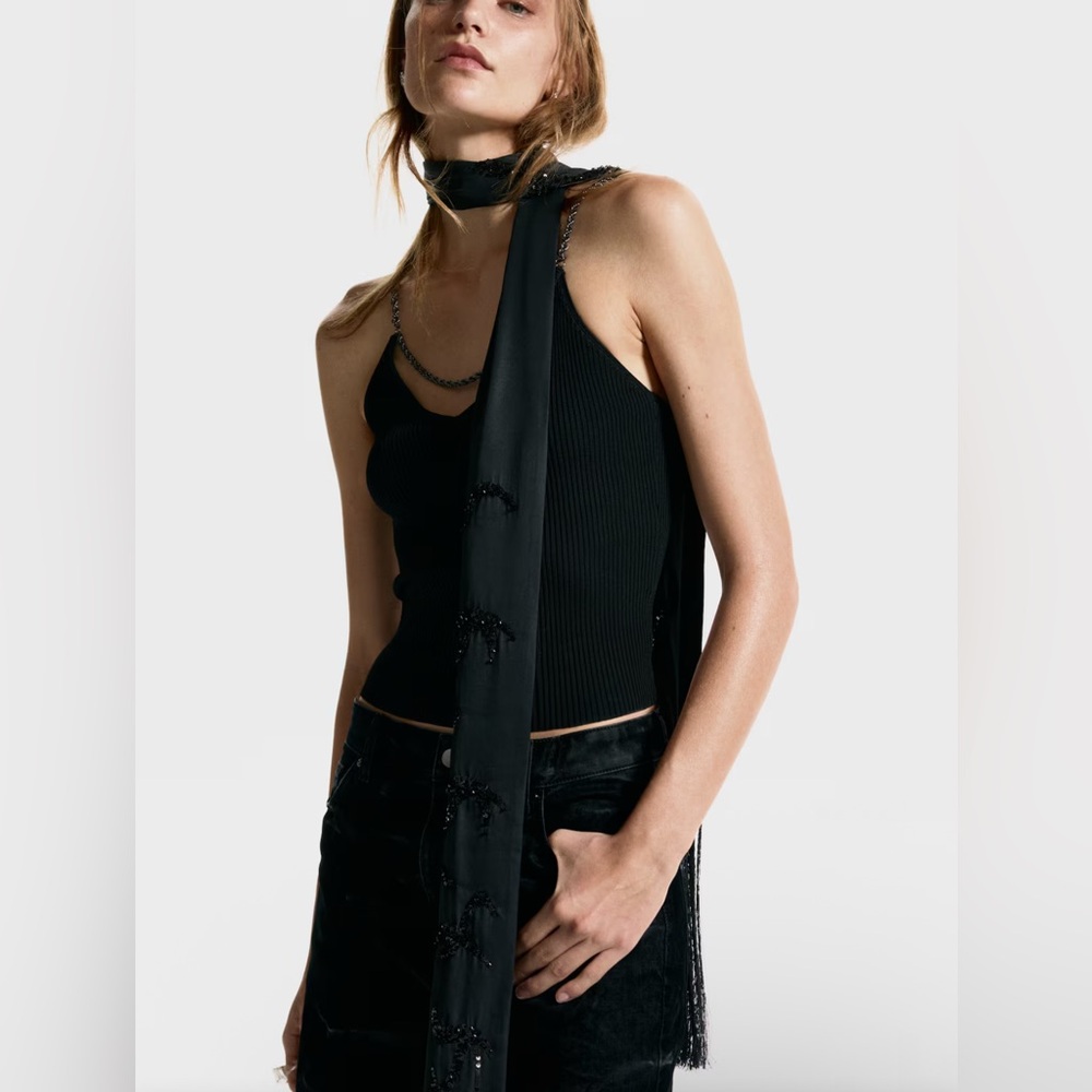NWT H&M Chain Strap Top